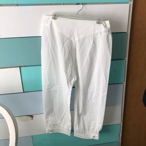 Soleiluna Sydney Oeko-Tex Ladies Cuffed Ankle Pants New With Tags Size M